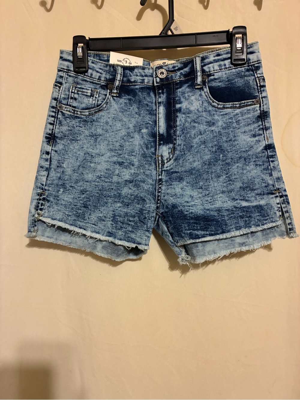 Umgee Acid Wash Shorts